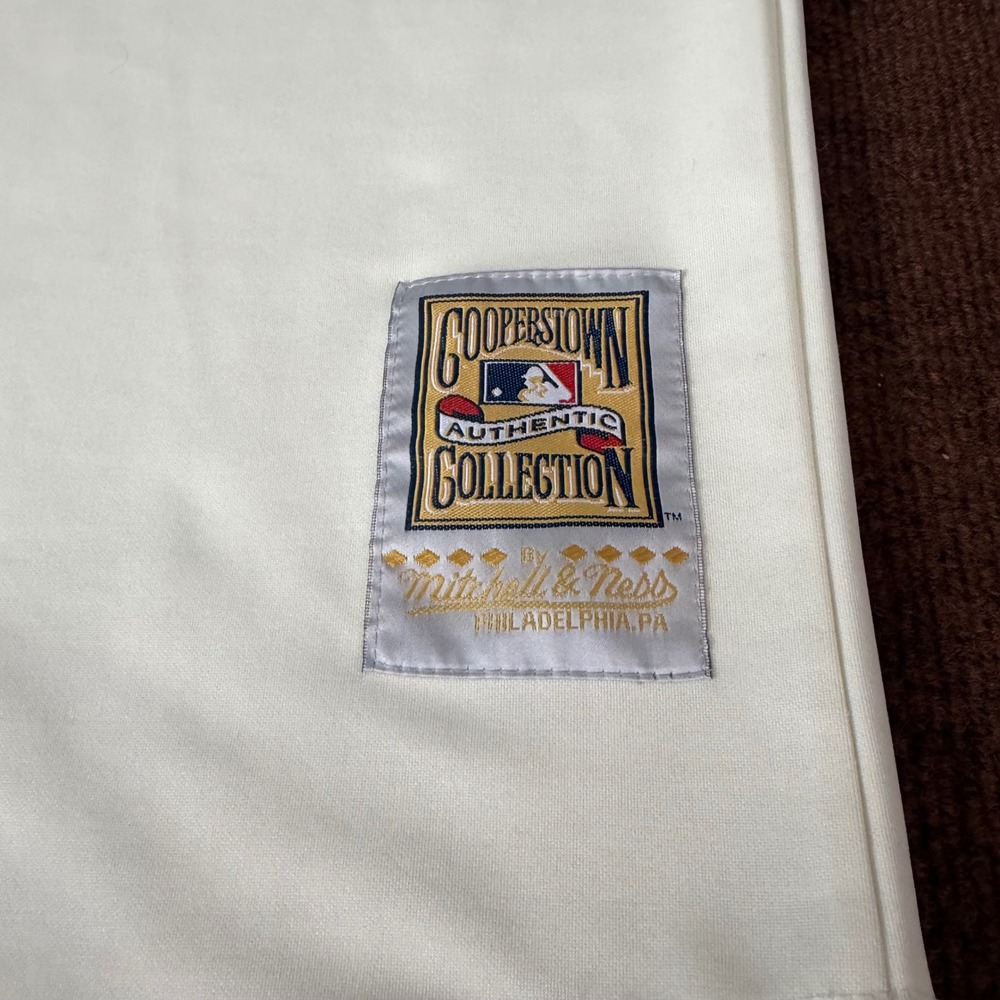 Vintage rare Mitchell & Ness SF Giants Jersey Mays 660 Bonds Patch Cream Size 60 - Picture 4 of 14